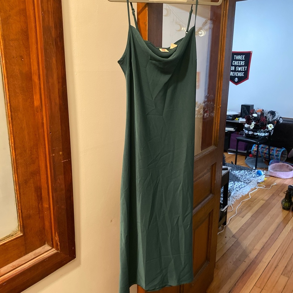 Levi's cowl neck midi dress!